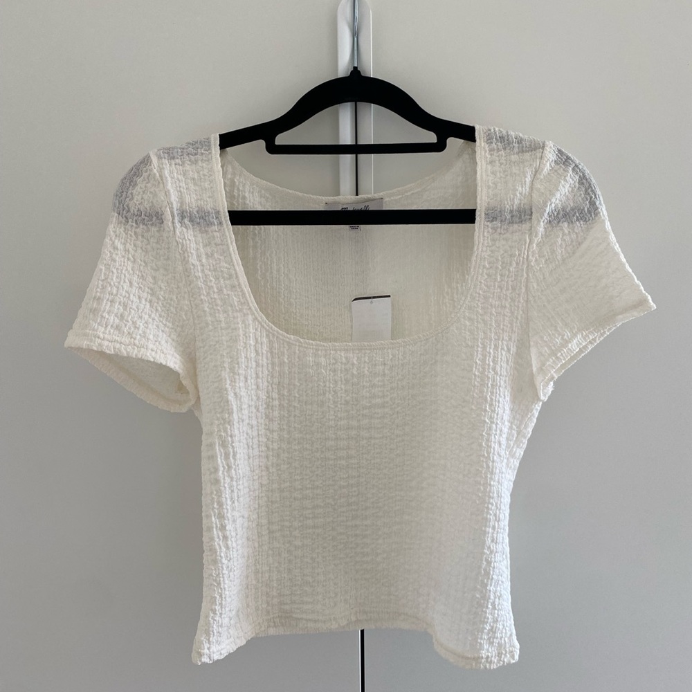 Madewell Square Neck Crop Top
